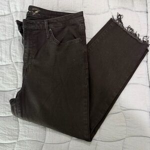 Seven7 Women's Black Ankle Jeans